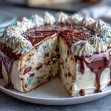 A festive vanilla sheet cake decorated with Class of 2026 buttercream piping for graduation celebrations.