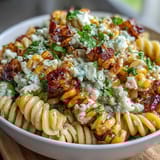 Elote Pasta Salad Cotija Chili
