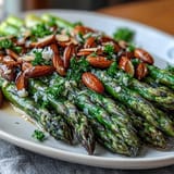Lemon Butter Asparagus Almonds