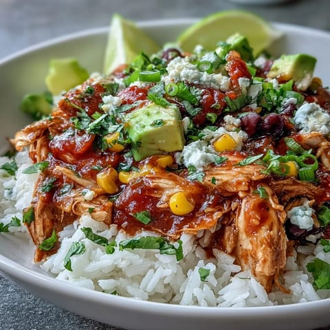 Salsa Chicken Rice Bowls