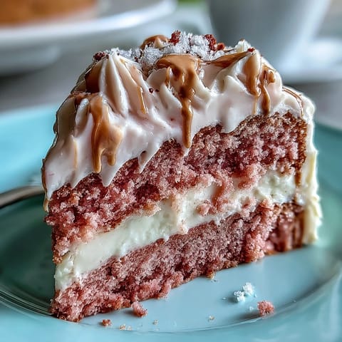 Bridal Shower Rosé Velvet Cake with elegant gold drip, a blush delight.