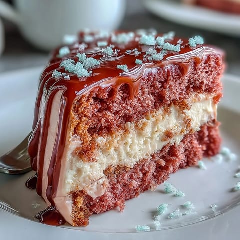 Moist Rosé Velvet Cake with creamy frosting and shimmering gold drip perfect for celebrations.