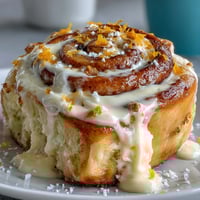 Fluffy soft orange rolls with a sweet citrus filling, swirled and baked to golden perfection.  